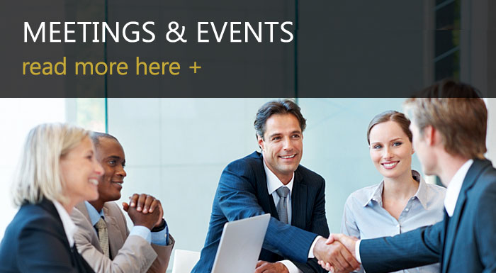 Meeting rooms and events.